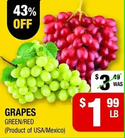 Iqbal Foods Grapes green red offer