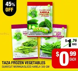 Iqbal Foods Taza frozen vegetables offer