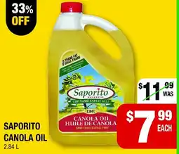 Iqbal Foods Saporito canola oil offer