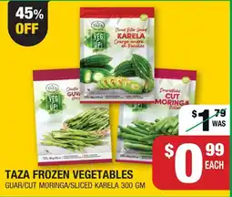 Iqbal Foods Taza frozen vegetables offer