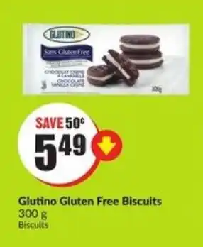 FreshCo Glutino gluten free biscuits offer
