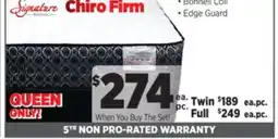 Surplus Furniture Chiro Firm Queen Mattress Set offer