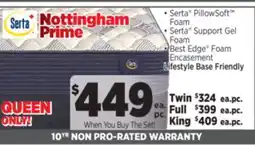 Surplus Furniture Nottingham Prime Queen Mattress Set offer