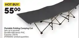 Princess Auto Portable Folding Camping Cot offer