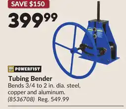 Princess Auto Tubing Bender offer
