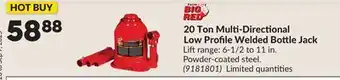 Princess Auto 20 Ton Multi-Directional Low Profile Welded Bottle Jack offer