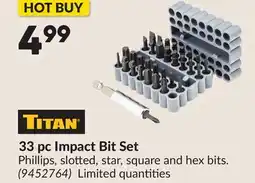 Princess Auto 33 pc Impact Bit Set offer