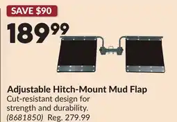 Princess Auto Adjustable Hitch-Mount Mud Flap offer