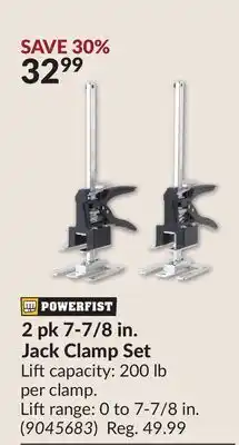Princess Auto 2 pk 7-7/8 in Jack Clamp Set offer