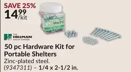 Princess Auto 50 pc Hardware Kit for Portable Shelters offer
