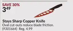 Princess Auto Stays Sharp Copper Knife offer