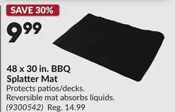Princess Auto 48 x 30 in. BBQ Splatter Mat offer