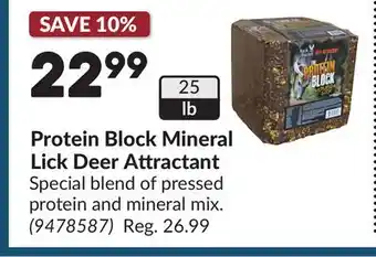 Princess Auto Protein Block Mineral Lick Deer Attractant offer