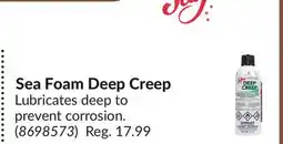Princess Auto Sea Foam Deep Creep offer