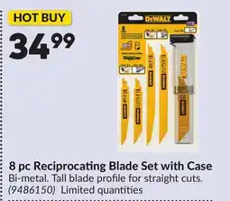 Princess Auto 8 pc Reciprocating Blade Set with Case offer