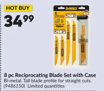 Princess Auto 8 pc Reciprocating Blade Set with Case offer