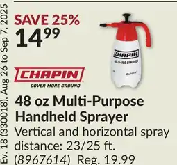 Princess Auto 48 oz Multi-Purpose Handheld Sprayer offer