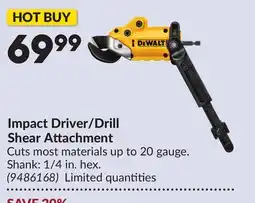 Princess Auto Impact Driver/Drill Shear Attachment offer