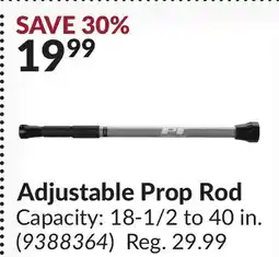 Princess Auto Adjustable Prop Rod offer