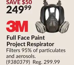 Princess Auto Full Face Paint Project Respirator offer