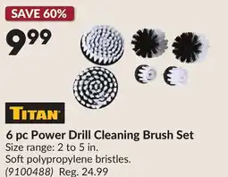 Princess Auto 6 pc Power Drill Cleaning Brush Set offer