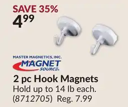 Princess Auto 2 pc Hook Magnets offer