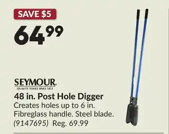 Princess Auto 48 in. Post Hole Digger offer