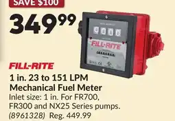 Princess Auto 1 in. 23 to 151 LPM Mechanical Fuel Meter offer