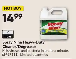 Princess Auto Spray Nine Heavy-Duty Cleaner/Degreaser offer