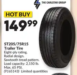 Princess Auto ST205/75R15 Trailer Tire offer
