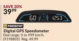 Princess Auto Digital GPS Speedometer offer