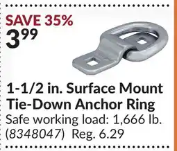 Princess Auto 1-1/2 in. Surface Mount Tie-Down Anchor Ring offer