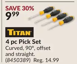 Princess Auto 4 pc Pick Set offer
