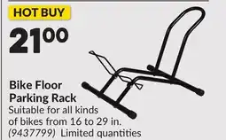 Princess Auto Bike Floor Parking Rack offer