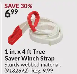 Princess Auto 1 in. x 4 ftTree Saver Winch Strap offer