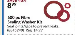 Princess Auto 600 pc Fibre Sealing Washer Kit offer