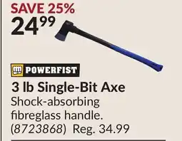Princess Auto 3 lb Single-Bit Axe offer