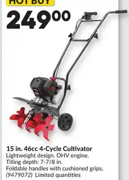 Princess Auto 15 in. 46cc 4-Cycle Cultivator offer