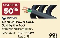 Princess Auto Electrical Power Cord, Sold by the Foot 16/3 SOOW offer