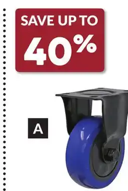 Princess Auto Rigid 4 in. Blue Diamond TPU Casters offer
