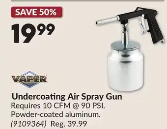 Princess Auto Undercoating Air Spray Gun offer