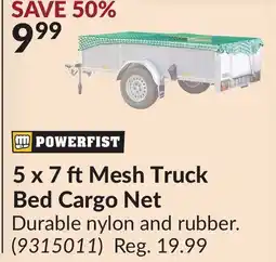 Princess Auto 999 5 x 7 ftMesh Truck Bed Cargo Net offer