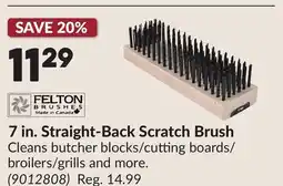 Princess Auto 7 in. Straight-Back Scratch Brush offer