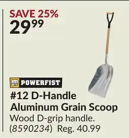 Princess Auto 12 D-Handle Aluminum Grain Scoop offer