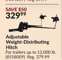 Princess Auto Adjustable Weight-Distributing Hitch offer