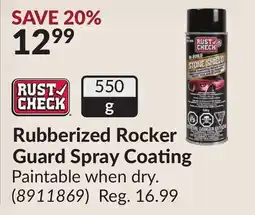Princess Auto Rubberized Rocker Guard Spray Coating offer