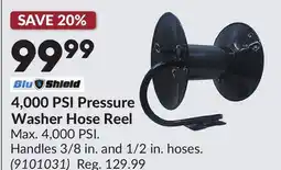 Princess Auto 4,000 PSI Pressure Washer Hose Reel offer