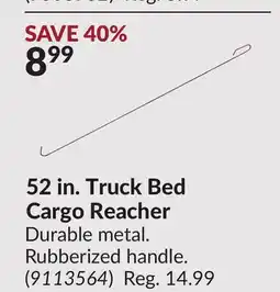Princess Auto 52 in. Truck Bed Cargo Reacher offer