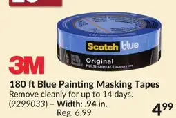 Princess Auto 180 ft Blue Painting Masking Tapes offer