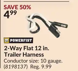 Princess Auto 2-Way Flat 12 in. Trailer Harness offer